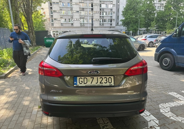 Ford Focus cena 46000 przebieg: 74400, rok produkcji 2016 z Warszawa małe 172